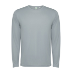 Technisch shirt met lange mouwen 125 g/m² Roly Direct Estoril L/S kleur grijs tweede weergave