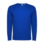 Technisch shirt met lange mouwen 125 g/m² Roly Direct Estoril L/S kleur koningsblauw tweede weergave