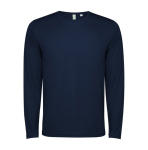Technisch shirt met lange mouwen 125 g/m² Roly Direct Estoril L/S kleur marineblauw tweede weergave
