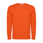 Technisch shirt met lange mouwen 125 g/m² Roly Direct Estoril L/S kleur donker oranje tweede weergave