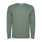 Technisch shirt met lange mouwen 125 g/m² Roly Direct Estoril L/S kleur olijfgroen tweede weergave