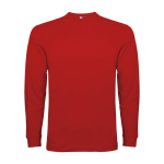 T-shirt met lange mouwen van katoen 165 g/m² Roly Direct Pointer kleur rood tweede weergave
