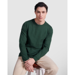 T-shirt met lange mouwen van katoen 165 g/m² Roly Direct Pointer kleur marineblauw vierde gebruiksweergave