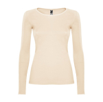 Dames shirt met lange mouwen 160 g/m² Roly Direct Extreme kleur zand tweede weergave
