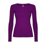 Dames shirt met lange mouwen 160 g/m² Roly Direct Extreme kleur paars tweede weergave