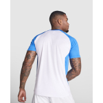 Sportshirt van polyester 140 g/m² Roly Direct Bugatti kleur wit/blauw vierde gebruiksweergave