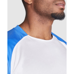 Sportshirt van polyester 140 g/m² Roly Direct Bugatti kleur wit/blauw detailweergave 1