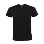 Katoenen t-shirt met korte mouwen 150 g/m² Roly Direct Atomic kleur zwart tweede weergave