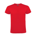 Katoenen t-shirt met korte mouwen 150 g/m² Roly Direct Atomic kleur rood tweede weergave