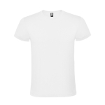 Katoenen t-shirt met korte mouwen 150 g/m² Roly Direct Atomic kleur wit tweede weergave