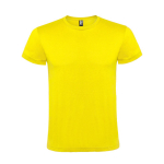 Katoenen t-shirt met korte mouwen 150 g/m² Roly Direct Atomic kleur geel tweede weergave