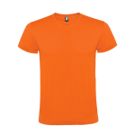 Katoenen t-shirt met korte mouwen 150 g/m² Roly Direct Atomic kleur oranje tweede weergave