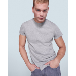 Katoenen t-shirt met korte mouwen 150 g/m² Roly Direct Atomic kleur marineblauw zesde gebruiksweergave