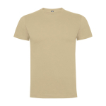 T-shirt van katoen met logo 165 g/m² Roly Direct Dogo Premium kleur zand tweede weergave