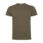 T-shirt van katoen met logo 165 g/m² Roly Direct Dogo Premium kleur khaki tweede weergave