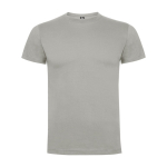 T-shirt van katoen met logo 165 g/m² Roly Direct Dogo Premium kleur lichtgrijs tweede weergave