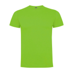 T-shirt van katoen met logo 165 g/m² Roly Direct Dogo Premium kleur lichtgroen tweede weergave