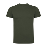 T-shirt van katoen met logo 165 g/m² Roly Direct Dogo Premium kleur donkergroen tweede weergave