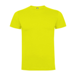 T-shirt van katoen met logo 165 g/m² Roly Direct Dogo Premium kleur neon geel tweede weergave