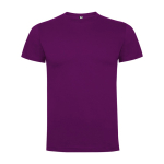 T-shirt van katoen met logo 165 g/m² Roly Direct Dogo Premium kleur paars tweede weergave