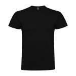 T-shirt van gekamd katoen 180 g/m² Roly Direct Braco kleur zwart tweede weergave