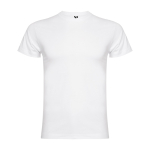 T-shirt van gekamd katoen 180 g/m² Roly Direct Braco kleur wit tweede weergave