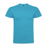 T-shirt van gekamd katoen 180 g/m² Roly Direct Braco kleur turkoois tweede weergave