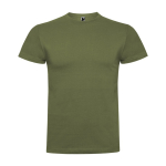T-shirt van gekamd katoen 180 g/m² Roly Direct Braco kleur miliair groen tweede weergave