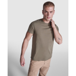 T-shirt van gekamd katoen 180 g/m² Roly Direct Braco kleur miliair groen eerste gebruiksweergave