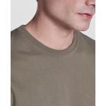 T-shirt van gekamd katoen 180 g/m² Roly Direct Braco kleur miliair groen detailweergave 1