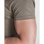 T-shirt van gekamd katoen 180 g/m² Roly Direct Braco kleur miliair groen detailweergave 2