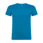 T-shirt van glad gebreid katoen 155 g/m² Roly Direct Beagle kleur blauw tweede weergave