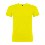 T-shirt van glad gebreid katoen 155 g/m² Roly Direct Beagle kleur geel tweede weergave