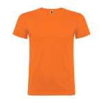 T-shirt van glad gebreid katoen 155 g/m² Roly Direct Beagle kleur oranje tweede weergave