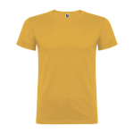 T-shirt van glad gebreid katoen 155 g/m² Roly Direct Beagle kleur donkergeel tweede weergave