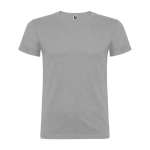 T-shirt van glad gebreid katoen 155 g/m² Roly Direct Beagle kleur lichtgrijs gemarmerd tweede weergave