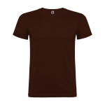 T-shirt van glad gebreid katoen 155 g/m² Roly Direct Beagle kleur donker bruin tweede weergave