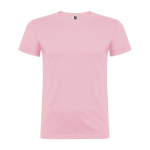 T-shirt van glad gebreid katoen 155 g/m² Roly Direct Beagle kleur lichtroze tweede weergave