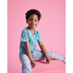 T-shirt van glad gebreid katoen 155 g/m² Roly Direct Beagle kleur pastel blauw tweede gebruiksweergave