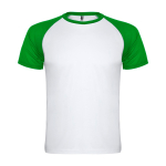 Sportshirt in twee kleuren 140 g/m² Roly Direct Indianapolis kleur groen tweede weergave