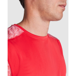 T-shirt met logo van polyester 135 g/m² Roly Direct Zolder kleur rood detailweergave 2