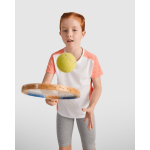T-shirt met logo van polyester 135 g/m² Roly Direct Zolder kleur koraal tweede gebruiksweergave