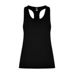Getailleerd sportshirt met elastaan 160 g/m² Roly Direct Aida kleur zwart tweede weergave