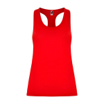 Getailleerd sportshirt met elastaan 160 g/m² Roly Direct Aida kleur rood tweede weergave