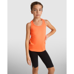 Getailleerd sportshirt met elastaan 160 g/m² Roly Direct Aida kleur koraal tweede gebruiksweergave
