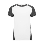 Dames sportshirt in twee kleuren 135 g/m² Roly Direct Zolder kleur wit tweede weergave