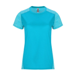 Dames sportshirt in twee kleuren 135 g/m² Roly Direct Zolder kleur turkoois tweede weergave