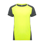 Dames sportshirt in twee kleuren 135 g/m² Roly Direct Zolder kleur neon geel tweede weergave