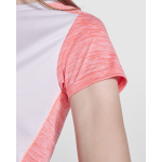 Dames sportshirt in twee kleuren 135 g/m² Roly Direct Zolder kleur koraal detailweergave 2