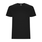 Katoenen t-shirt met logo 190 g/m² Roly Direct Stafford kleur zwart tweede weergave
